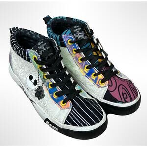 Disney Nightmare Before Christmas Sneakers Iridescent Jack Skellington Shoes 8‎